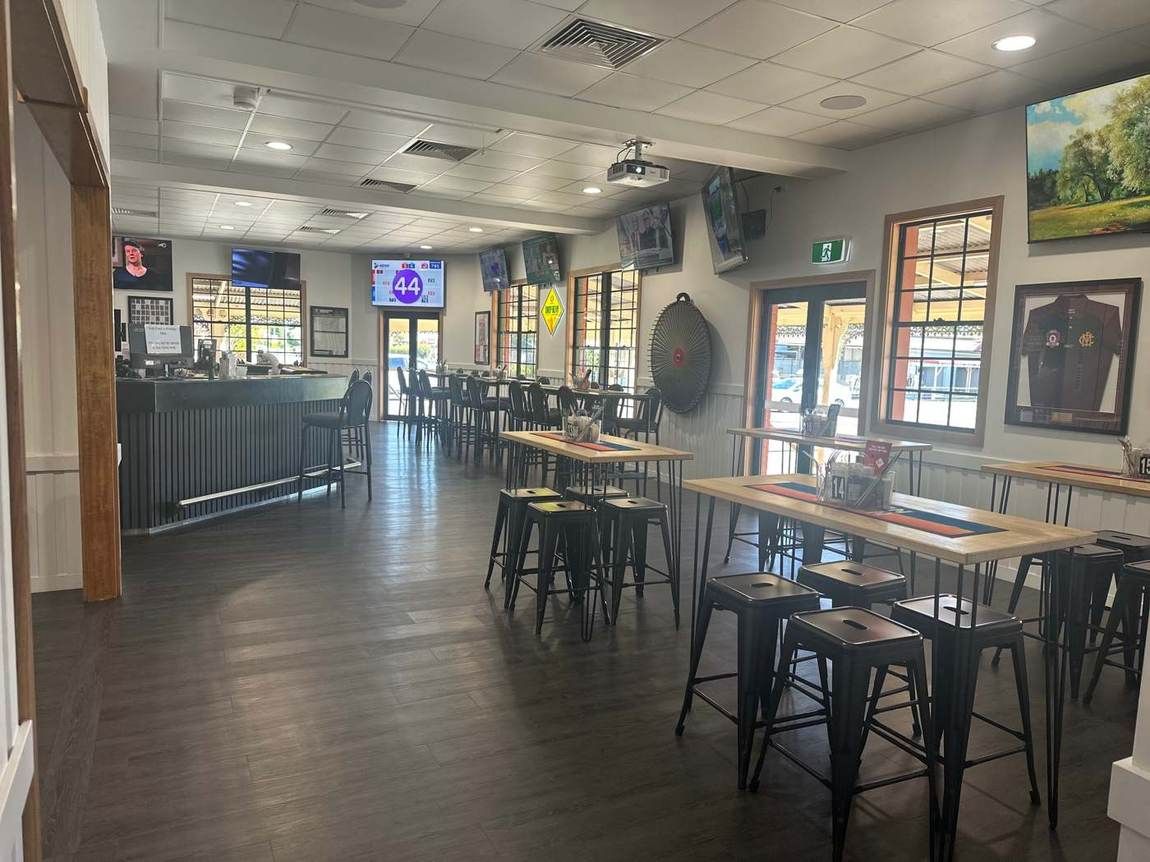 The bistro dining room